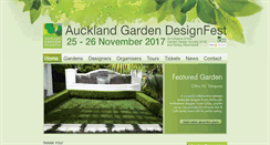 Desktop Screenshot of gardendesignfest.co.nz