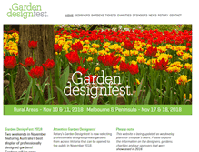 Tablet Screenshot of gardendesignfest.com.au